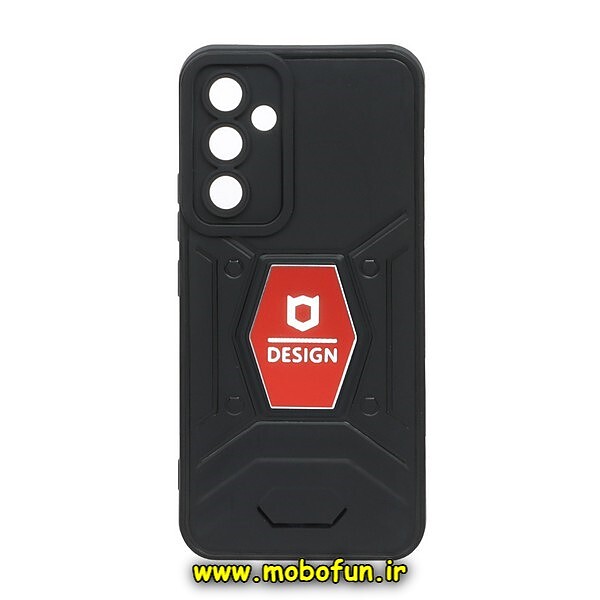 قاب گوشی Galaxy A34 5G سامسونگ طرح ضد ضربه بتمن فول ژله ای اورجینال DESIGN محافظ لنز دار مشکی - قرمز کد 345