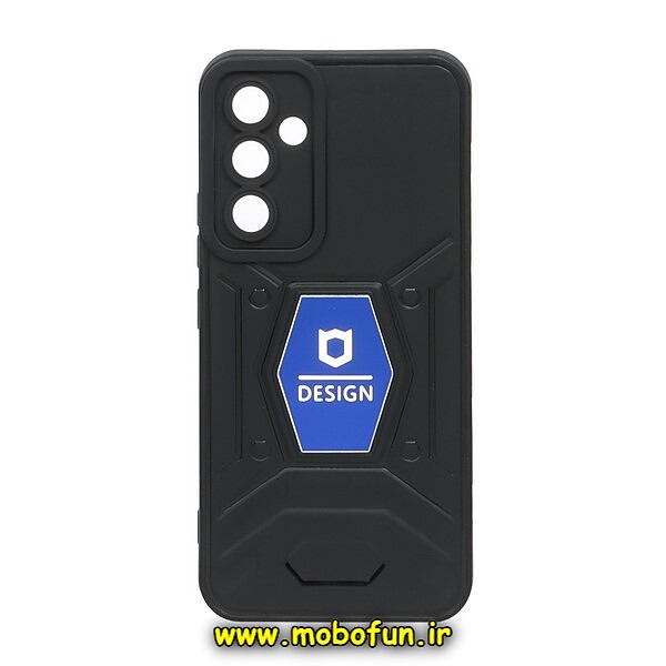 قاب گوشی Galaxy A34 5G سامسونگ طرح ضد ضربه بتمن فول ژله ای اورجینال DESIGN محافظ لنز دار مشکی - سرمه ای کد 346