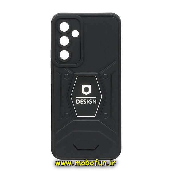 قاب گوشی Galaxy A34 5G سامسونگ طرح ضد ضربه بتمن فول ژله ای اورجینال DESIGN محافظ لنز دار مشکی کد 347