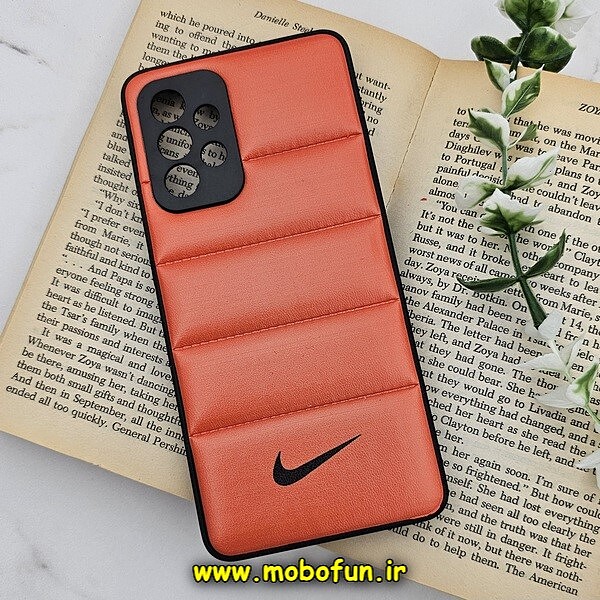 قاب گوشی Galaxy A52 4G - Galaxy A52 5G - Galaxy A52S سامسونگ طرح دار پافر چرمی محافظ لنز دار نایکی NIKE کد 1175