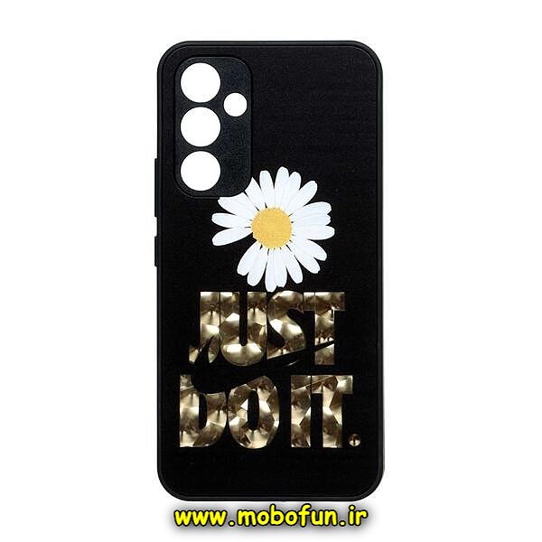 قاب گوشی Galaxy A54 5G سامسونگ لاکچری دیزاین نایکی NIKE محافظ لنزدار مشکی کد 390