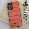 قاب گوشی Galaxy A73 5G سامسونگ طرح دار پافر چرمی محافظ لنز دار نایکی NIKE کد 678