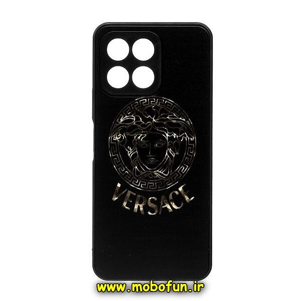 قاب گوشی Honor X6 - Honor X8 5G آنر لاکچری دیزاین ورساچه VERSACE محافظ لنزدار مشکی کد 84