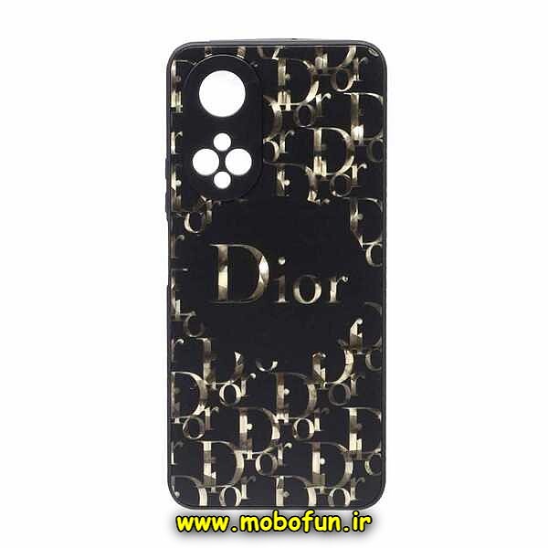 قاب گوشی Honor X7 4G آنر لاکچری دیزاین دیور Dior محافظ لنزدار مشکی کد 128