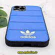 قاب گوشی iPhone 11 Pro آیفون طرح دار پافر چرمی محافظ لنز دار آدیداس adidas کد 459