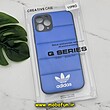 قاب گوشی iPhone 11 Pro آیفون طرح دار پافر چرمی محافظ لنز دار آدیداس adidas کد 459