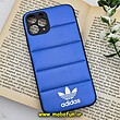 قاب گوشی iPhone 11 Pro آیفون طرح دار پافر چرمی محافظ لنز دار آدیداس adidas کد 459