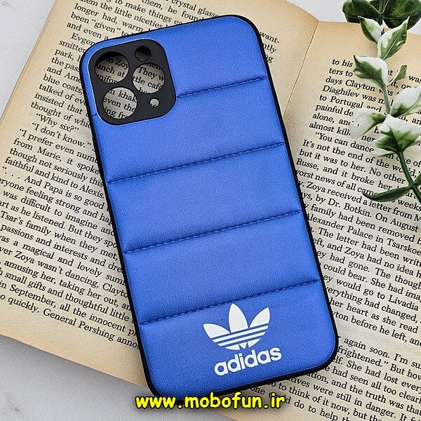 قاب گوشی iPhone 11 Pro آیفون طرح دار پافر چرمی محافظ لنز دار آدیداس adidas کد 459