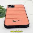 قاب گوشی iPhone 11 Pro Max آیفون طرح دار پافر چرمی محافظ لنز دار نایکی NIKE کد 571