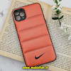 قاب گوشی iPhone 11 Pro Max آیفون طرح دار پافر چرمی محافظ لنز دار نایکی NIKE کد 571