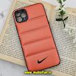 قاب گوشی iPhone 11 Pro Max آیفون طرح دار پافر چرمی محافظ لنز دار نایکی NIKE کد 571