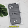 قاب گوشی iPhone 12 Pro Max آیفون طرح دار پافر چرمی محافظ لنز دار نایکی NIKE کد 666