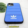 قاب گوشی iPhone 12 Pro Max آیفون طرح دار پافر چرمی محافظ لنز دار آدیداس adidas کد 668