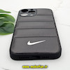 قاب گوشی iPhone 13 Pro Max آیفون طرح دار پافر چرمی محافظ لنز دار نایکی NIKE کد 551