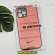 قاب گوشی iPhone 13 Pro Max آیفون طرح دار پافر چرمی محافظ لنز دار نایکی NIKE کد 552