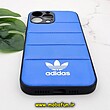 قاب گوشی iPhone 13 Pro Max آیفون طرح دار پافر چرمی محافظ لنز دار آدیداس adidas کد 553