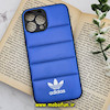 قاب گوشی iPhone 13 Pro Max آیفون طرح دار پافر چرمی محافظ لنز دار آدیداس adidas کد 553