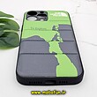 قاب گوشی iPhone 13 Pro Max آیفون طرح دار پافر چرمی محافظ لنز دار THE NORTH FACE کد 554