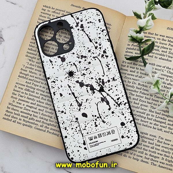 قاب گوشی iPhone 13 Pro Max آیفون طرح دار پافر چرمی محافظ لنز دار اسپرت SPORT کد 556