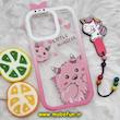 قاب گوشی iPhone 14 Pro Max آیفون شفاف فانتزی طرح LITTLE MONSTER کد 228