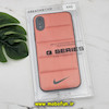 قاب گوشی iPhone X - iPhone XS آیفون طرح دار پافر چرمی محافظ لنز دار نایکی NIKE کد 537