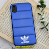 قاب گوشی iPhone X - iPhone XS آیفون طرح دار پافر چرمی محافظ لنز دار آدیداس adidas کد 538