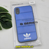 قاب گوشی iPhone X - iPhone XS آیفون طرح دار پافر چرمی محافظ لنز دار آدیداس adidas کد 538
