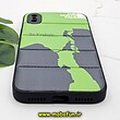 قاب گوشی iPhone X - iPhone XS آیفون طرح دار پافر چرمی محافظ لنز دار THE NORTH FACE کد 539