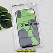 قاب گوشی iPhone X - iPhone XS آیفون طرح دار پافر چرمی محافظ لنز دار THE NORTH FACE کد 539