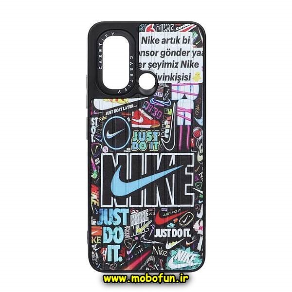 قاب گوشی Redmi 12C - Poco C55 - Redmi 11A شیائومی طرح ضد ضربه کرکره ای نایکی NIKE یانگ کیت CASETIFY کد 143
