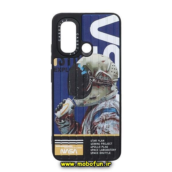قاب گوشی Redmi 12C - Poco C55 - Redmi 11A شیائومی طرح ضد ضربه کرکره ای ناسا NASA یانگ کیت CASETIFY کد 146