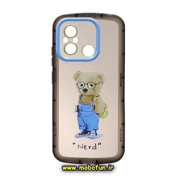 قاب گوشی Redmi 12C - Poco C55 - Redmi 11A شیائومی طرح ژله ای شفاف بالشتی خرسی تدی TEDi محافظ لنز دار کد 150
