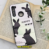 قاب گوشی Redmi Note 8 - Redmi Note 8 2021 شیائومی طرح دار پافر چرمی محافظ لنز دار HAPPY خرگوشی کد 872