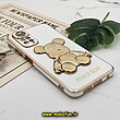 قاب گوشی Redmi Note 11 4G - Redmi Note 11S شیائومی طرح ژله ای مای کیس خرس طلایی تدی برجسته POWER BEAR محافظ لنز دار پاپ سوکت دار سفید کد 771