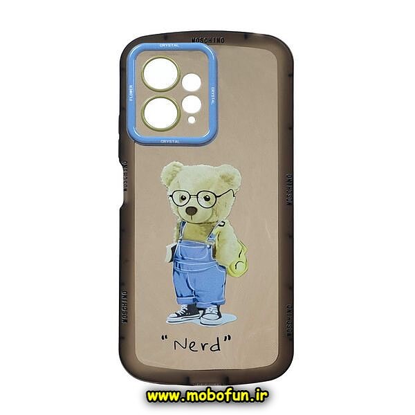 قاب گوشی Redmi Note 12 4G شیائومی طرح ژله ای شفاف بالشتی خرسی تدی محافظ لنز دار کد 164