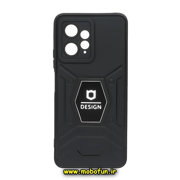 قاب گوشی Redmi Note 12 4G شیائومی طرح ضد ضربه بتمن فول ژله ای اورجینال DESIGN محافظ لنز دار مشکی کد 179