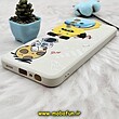 قاب گوشی Galaxy A04S سامسونگ طرح سیلیکونی ژله ای سه بعدی برجسته عروسکی طرح فضانورد ناسا Nasa محافظ لنزدار کرم کد 236