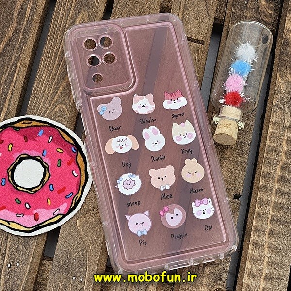 قاب گوشی Galaxy A12 - Galaxy M12 سامسونگ طرح دار فانتزی عروسکی ژله ای شفاف محافظ لنز دار کپسولی (لاکچری) کد 1317