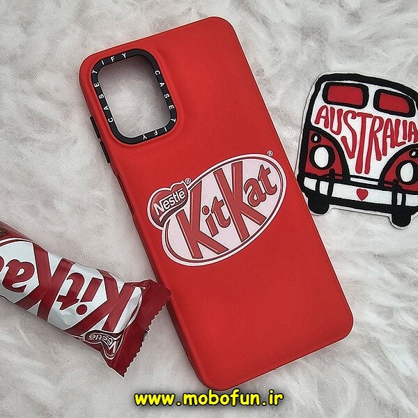قاب گوشی Galaxy A12 - Galaxy M12 سامسونگ پافر بالشتی سیلیکونی طرح کیت کت KITKAT کد 1320