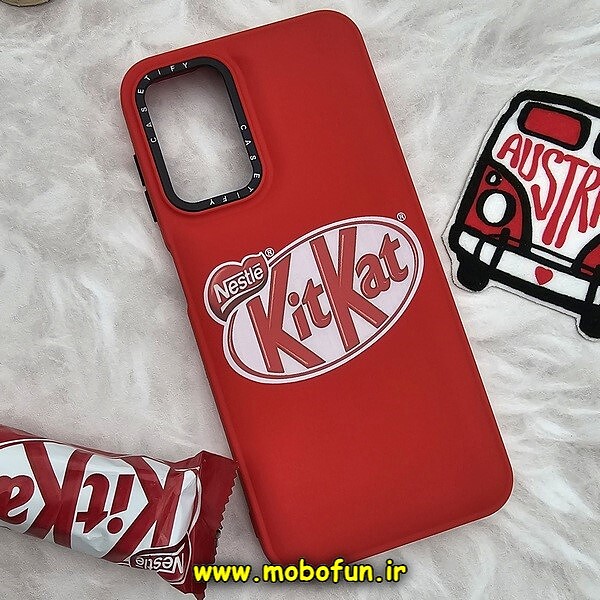 قاب گوشی Galaxy A14 4G - Galaxy A14 5G سامسونگ پافر بالشتی سیلیکونی طرح کیت کت KITKAT کد 506