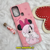 قاب گوشی Galaxy A21S سامسونگ پافر بالشتی سیلیکونی طرح میکی موس مینی موس کد 760