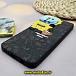 قاب گوشی Galaxy A21S سامسونگ طرح سیلیکونی ژله ای سه بعدی برجسته عروسکی طرح فضانورد ناسا Nasa محافظ لنزدار مشکی کد 755