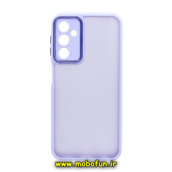 قاب گوشی Galaxy A24 4G سامسونگ پشت مات متال کیس دور سیلیکونی محافظ لنزدار یاسی کد 231