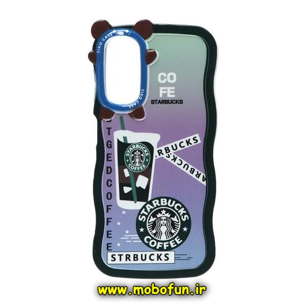 قاب گوشی Galaxy A24 4G سامسونگ شفاف فانتزی طرح استارباکس STARBUCKS کد E23-172883