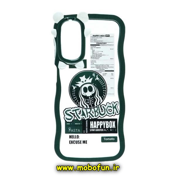 قاب گوشی Galaxy A24 4G سامسونگ شفاف فانتزی طرح استارباکس STARBUCKS کد E23-172869