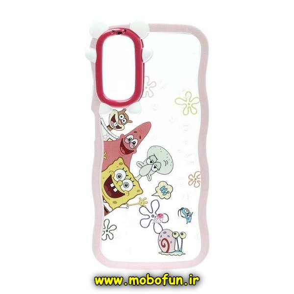 قاب گوشی Galaxy A24 4G سامسونگ شفاف فانتزی طرح باب اسفنجی کد E23-172886