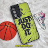 قاب گوشی Galaxy A24 4G سامسونگ فانتزی ژله ای اورجینال CASE CASE طرح JUST DO IT محافظ لنز دار کد 263