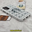 قاب گوشی Galaxy A32 4G سامسونگ پافر بالشتی سیلیکونی طرح استارباکس STARBUCKS کد 982