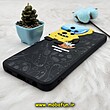قاب گوشی Galaxy A32 4G سامسونگ طرح سیلیکونی ژله ای سه بعدی برجسته عروسکی طرح فضانورد ناسا Nasa محافظ لنزدار مشکی کد 985