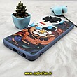 قاب گوشی Galaxy A32 4G سامسونگ طرح سیلیکونی ژله ای سه بعدی برجسته عروسکی طرح فضانورد ناسا Nasa محافظ لنزدار آبی کد 986